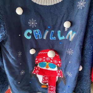 Chillin Christmas  sweater “Chillin 2x (20)